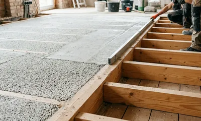 Jak Grubą Wylewkę Ze Styrobetonu Zastosować na Stropie Drewnianym?